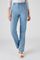Broek rechte pijpen Chambray, zuiver katoen