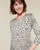 Pull maille fine imprimé panthère