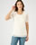 T-shirt fantaisie bi-matière