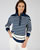 Sweat-shirt esprit marinière