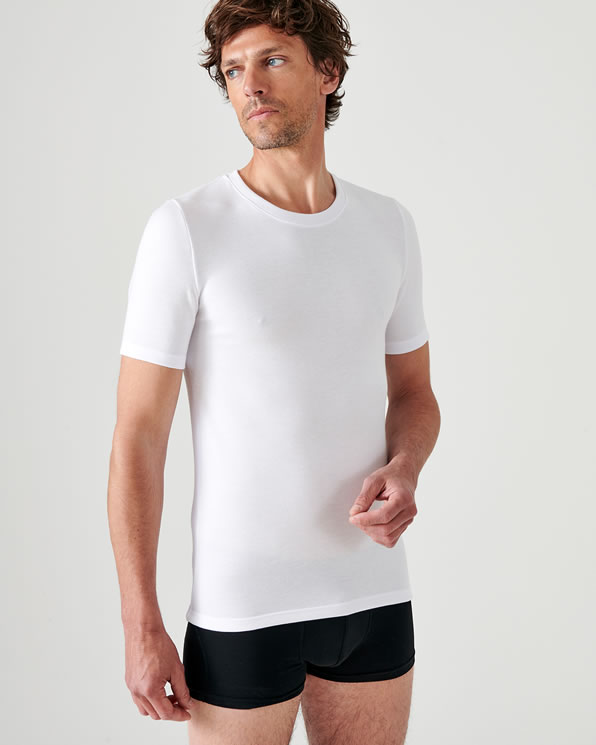 Dubbelzijdig T-shirt met V-hals Thermolactyl
