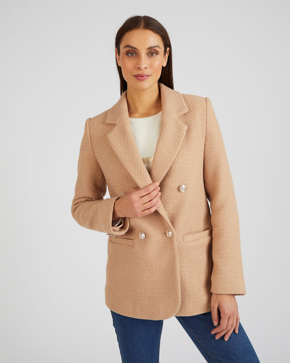 Veste croisee boutonnee Manteaux vestes Damart Belgique