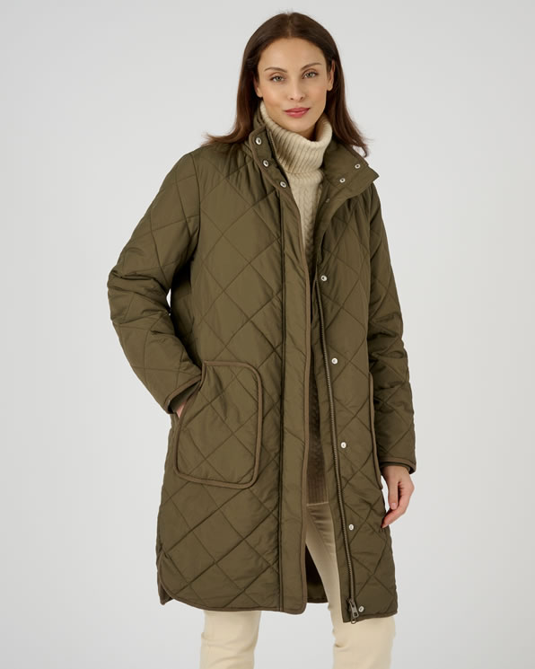 Parka longue matelassée doublée Thermolactyl