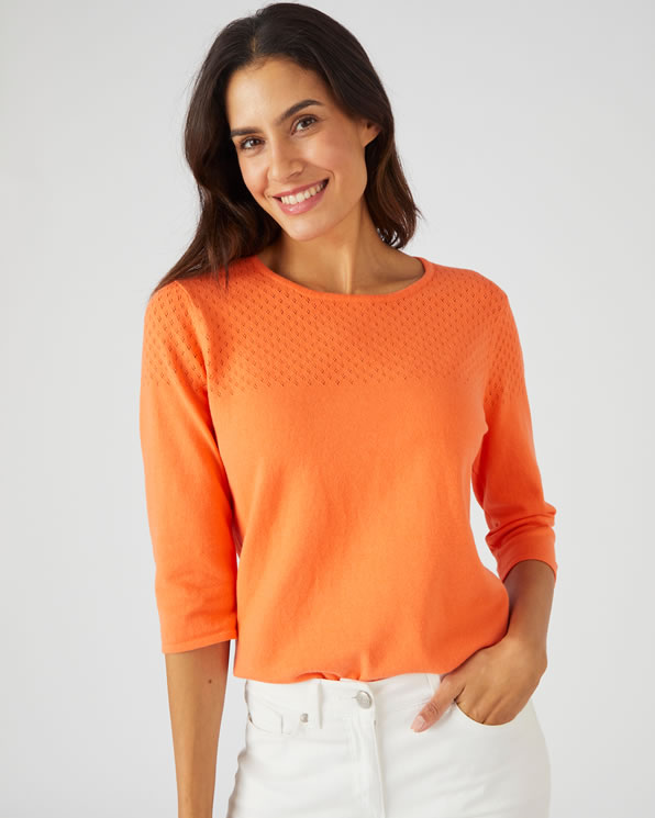 Pull uni et rayé imprimé floral