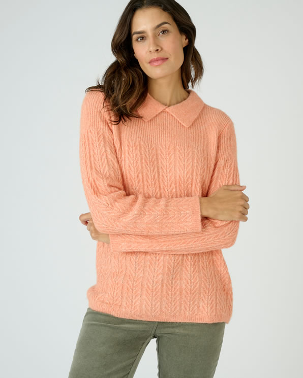 Trui met polokraag van mix alpaca Pull en cardigans Damart Belgie