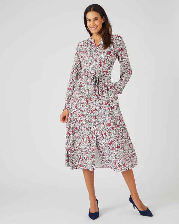 Jurk pure viscose Lenzing EcoVero Jurken Damart Belgie