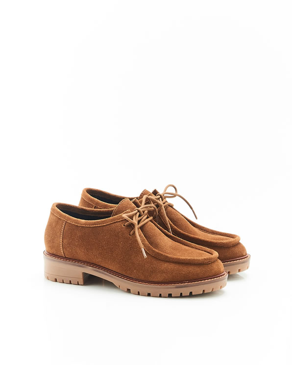 Derby schoenen profielzool Thermolactyl
