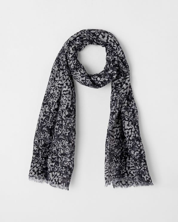 Foulard imprimé tachiste
