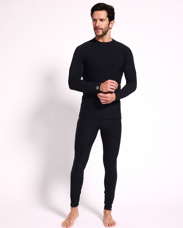 Heren T shirt ronde hals comfort Thermolactyl 5 Thermolactyl Onderkleding met lange mouwen Damart Belgie