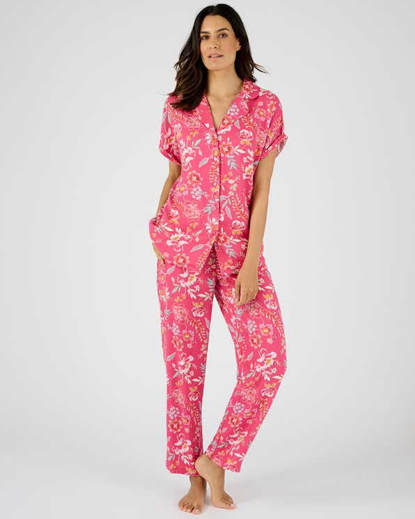 Pyjama van zuivere viscose