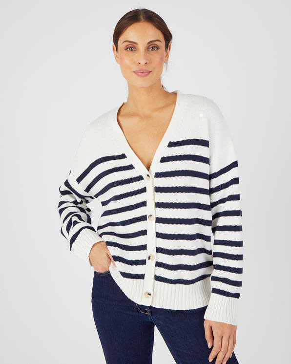 Vest, effen of met marinièrestreep