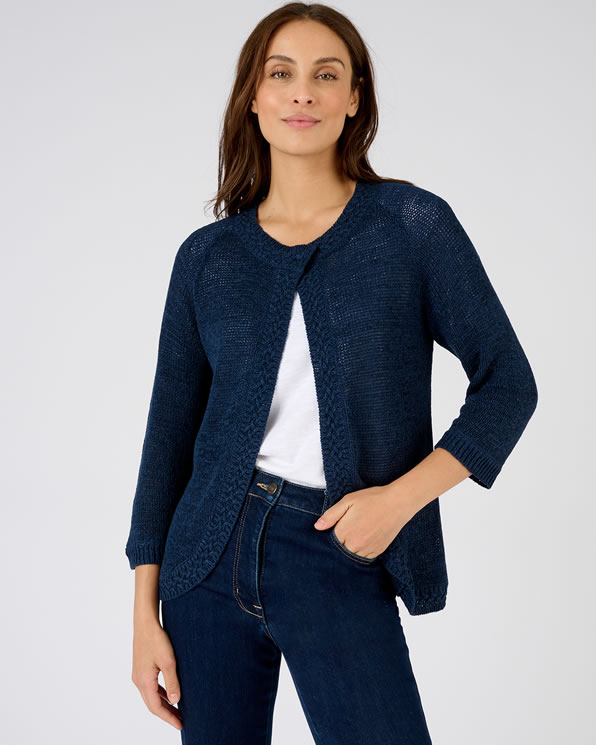 Gilet-boléro maille ruban