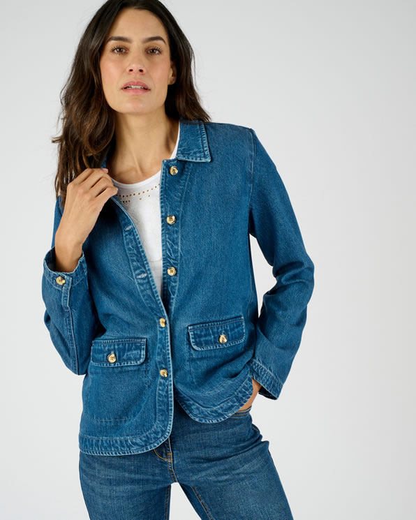Veste mélange fibres Lyocell Tencel et fibres viscose