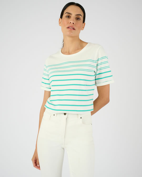 T-shirt marinière pur coton