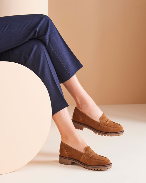 Mocassins Amortyl détails cloutés