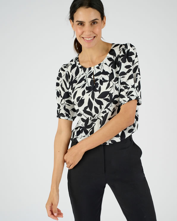 Satijnen blouse