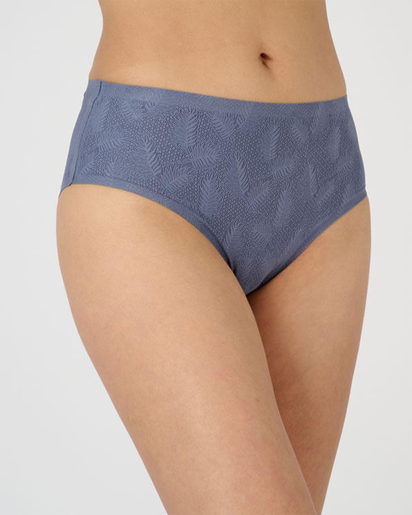 Midi-slip met kanteffect