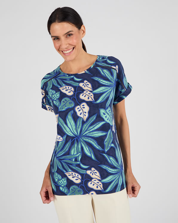 T-shirt imprimé tropical Climatyl
