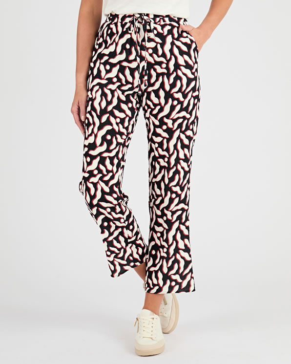 Pantalon 7/8ème crépon