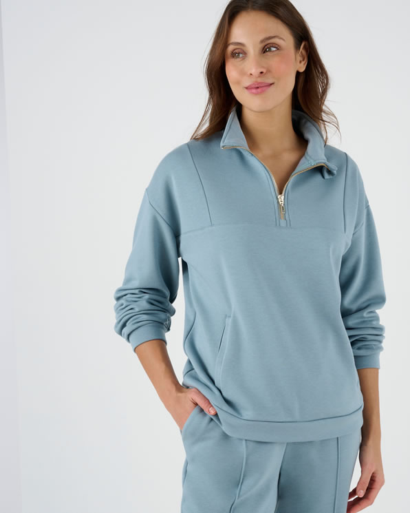 Thermolactyl sweater met geborstelde binnenkant