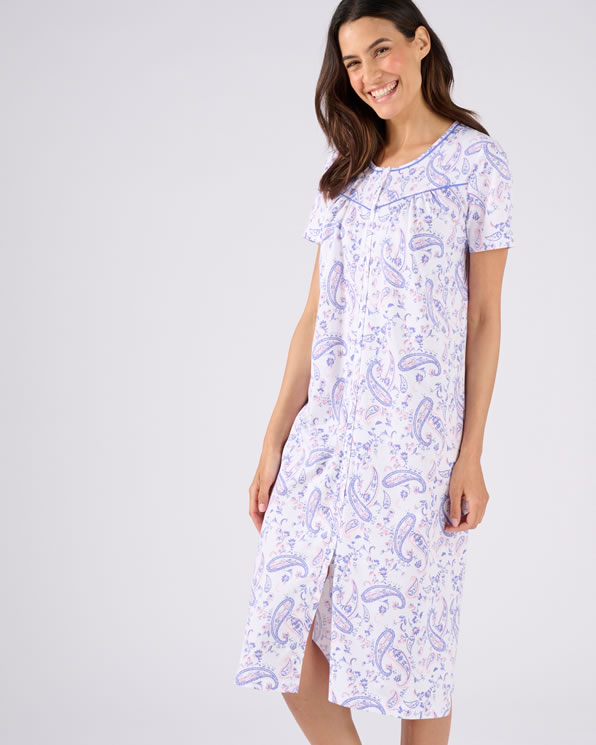 Chemise de nuit en maille jersey pur coton