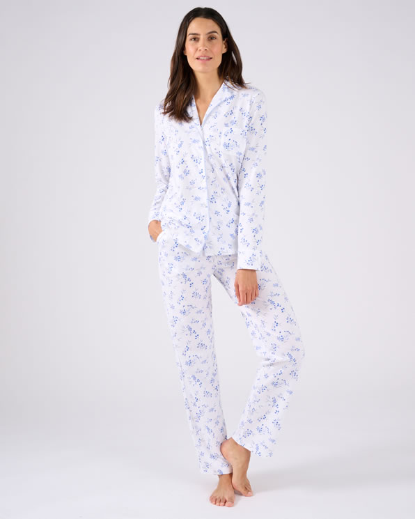 Pyjama van jerseytricot zuiver katoen
