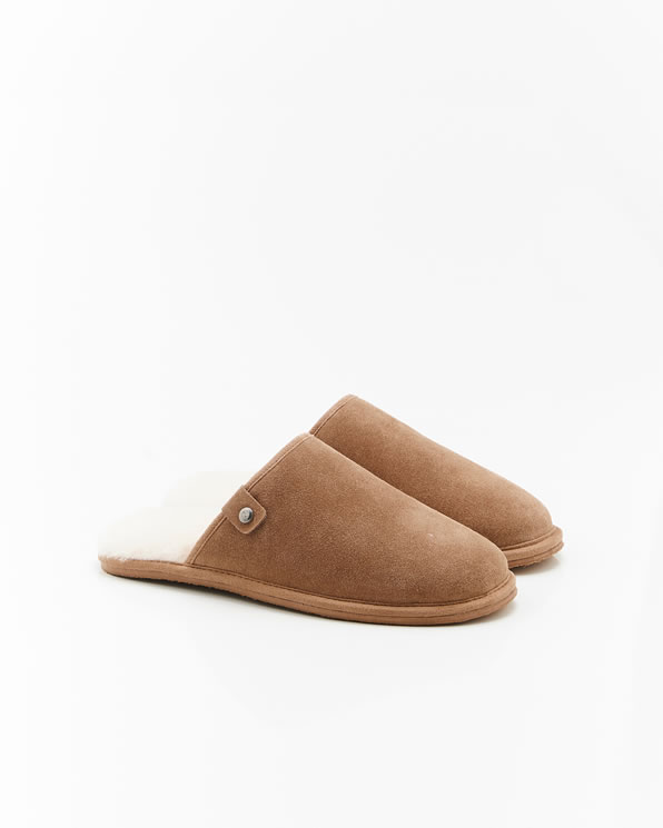 Chaussons Thermolactyl dessus croûte de cuir vachette