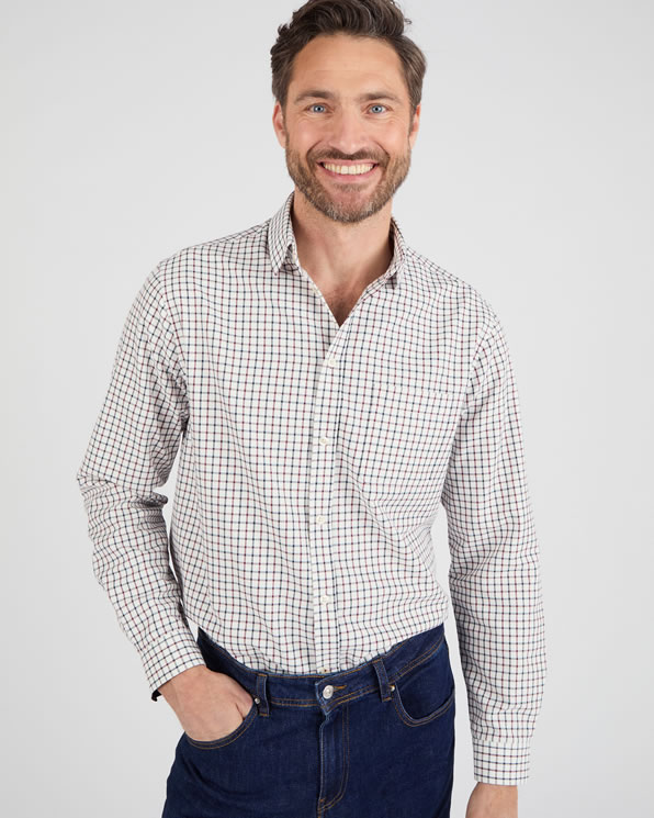 Chemise à carreaux