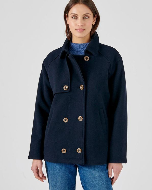 Manteau laine mélangée doublé Thermolactyl®