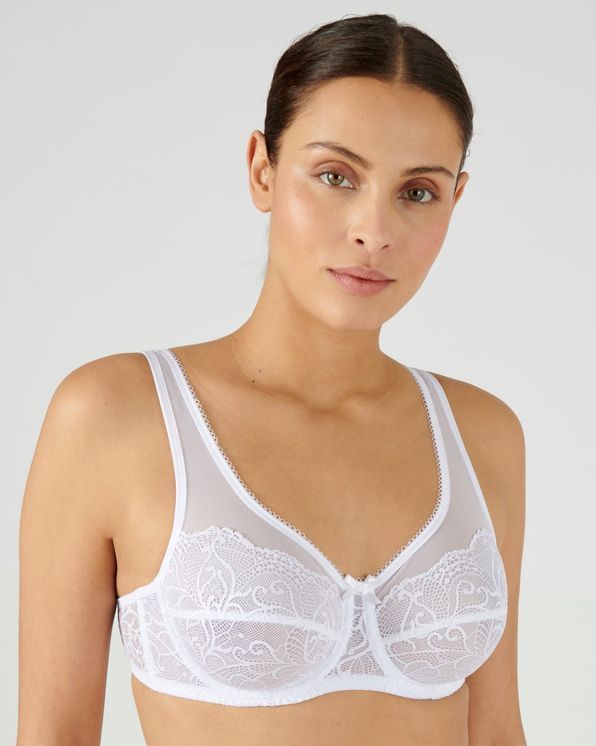 Soutien-gorge “LEA”, à armatures, dentelle, bretelles confort