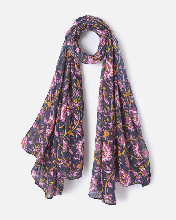 Sjaal met bloemenprint