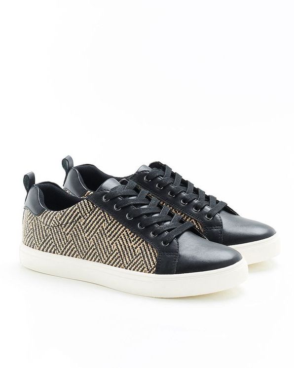 Baskets à lacets effet tressé, Amortyl®