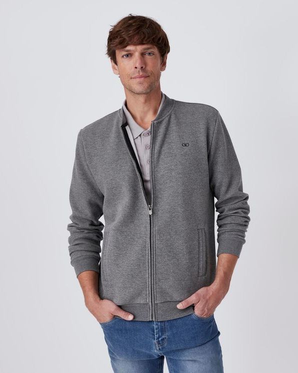Gilet molleton zippé