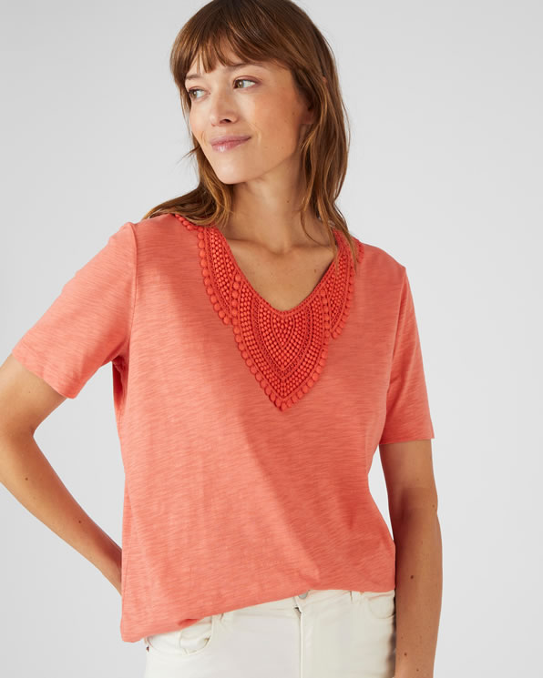 T-shirt mélange coton biologique