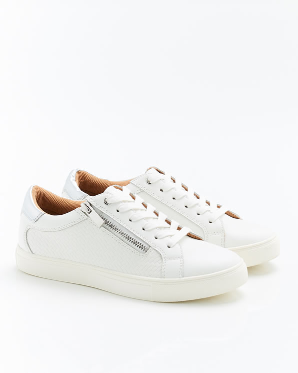 Tennis à lacets et zip côté Amortyl®