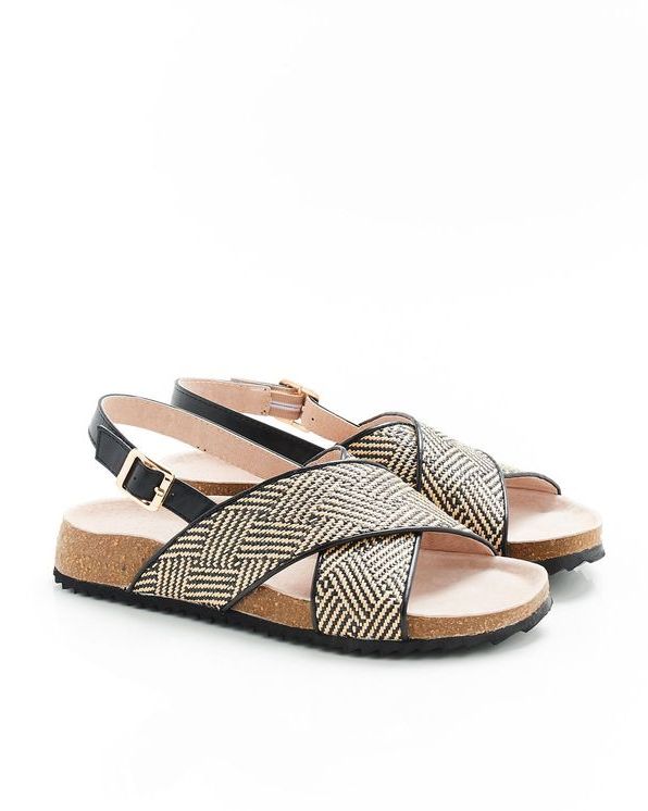 Sandales dessus croisé