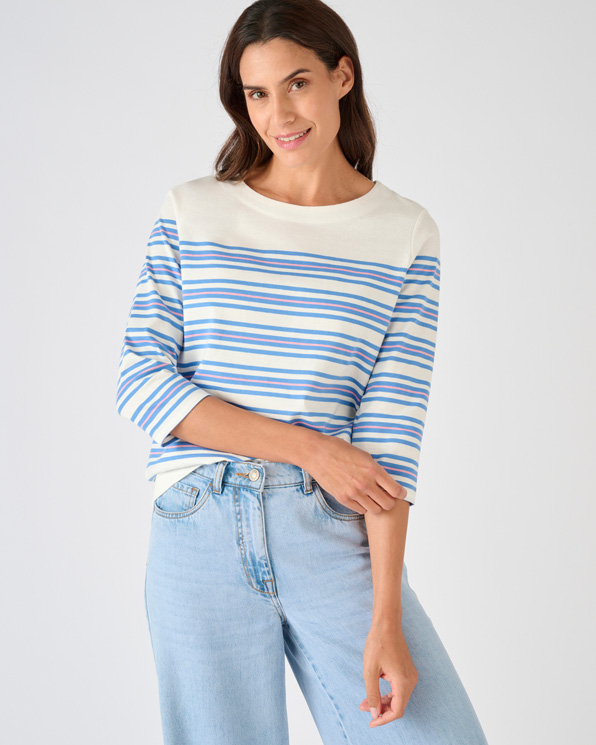 T-shirt marinière pur coton