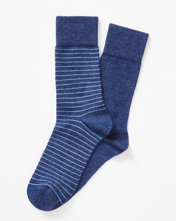 Lot de 2 paires de chaussettes mélange soie et Thermolactyl