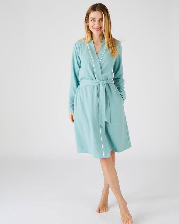 Robe de chambre maille gaufrée