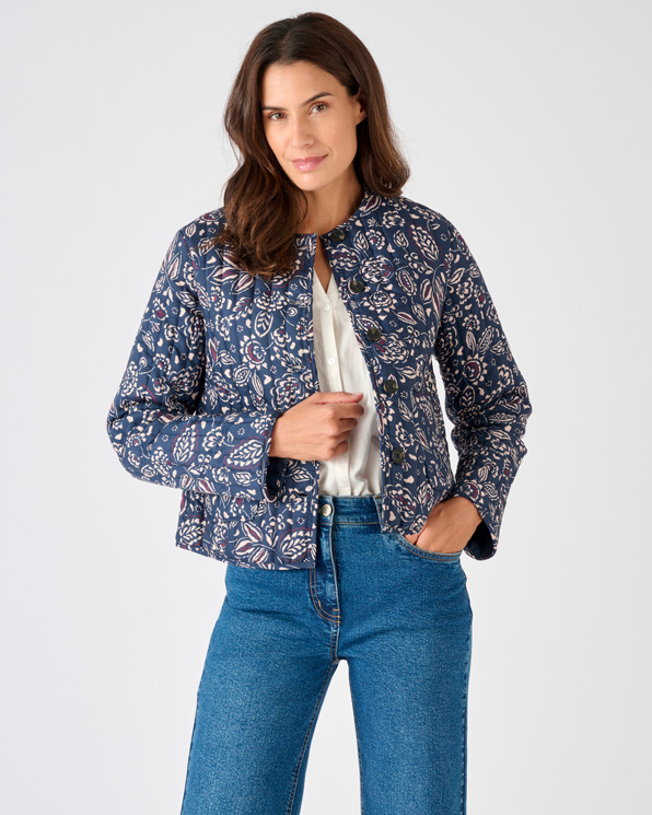 Veste matelassée imprimée