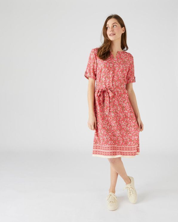 Wijde jurk met print