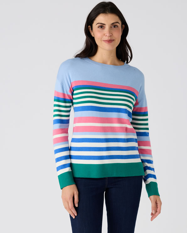 Pull rayé