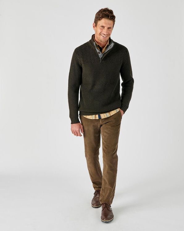 Dikke pull in wolmix, Engels tricot