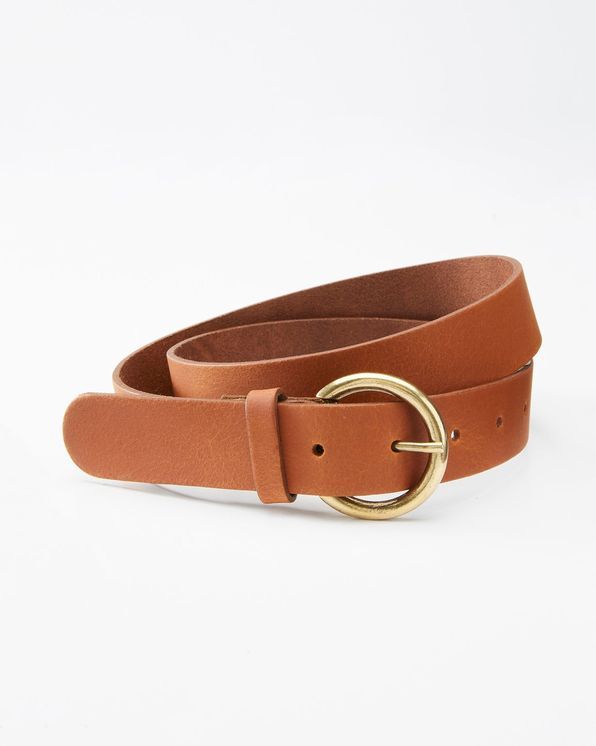 Ceinture croûte de cuir vachette