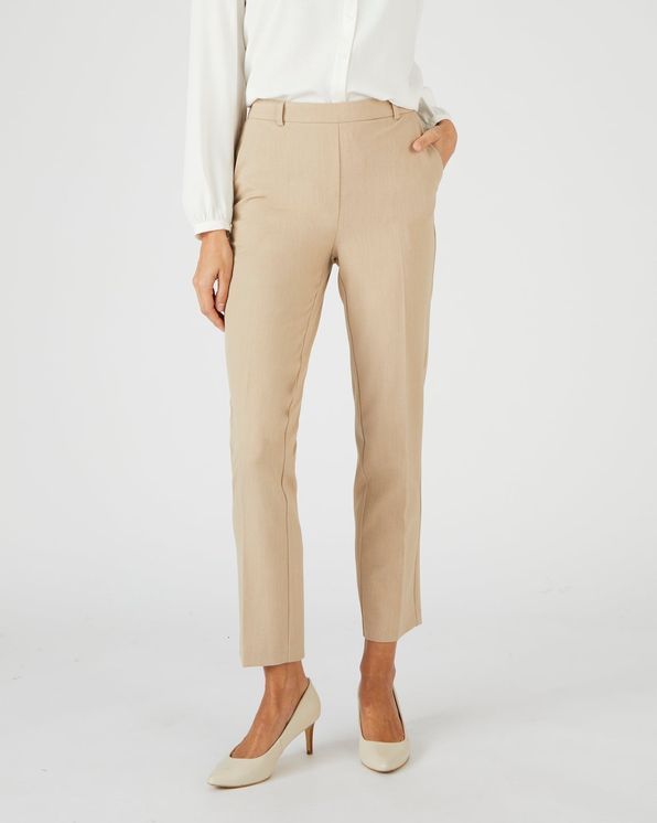 7/8-broek in bi-rekbare stof, pull-on