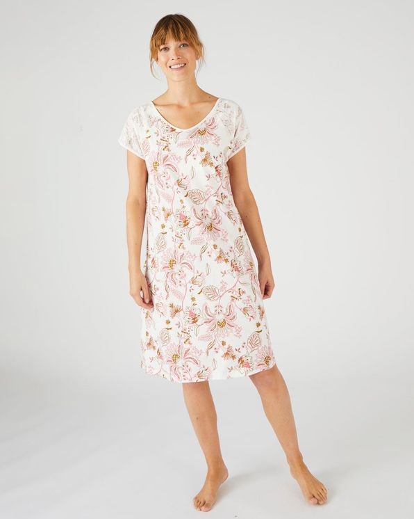 Chemise de nuit brassière intégrée