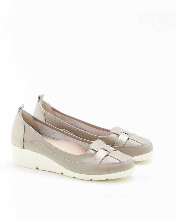 Mocassins fantaisie compensés Amortyl