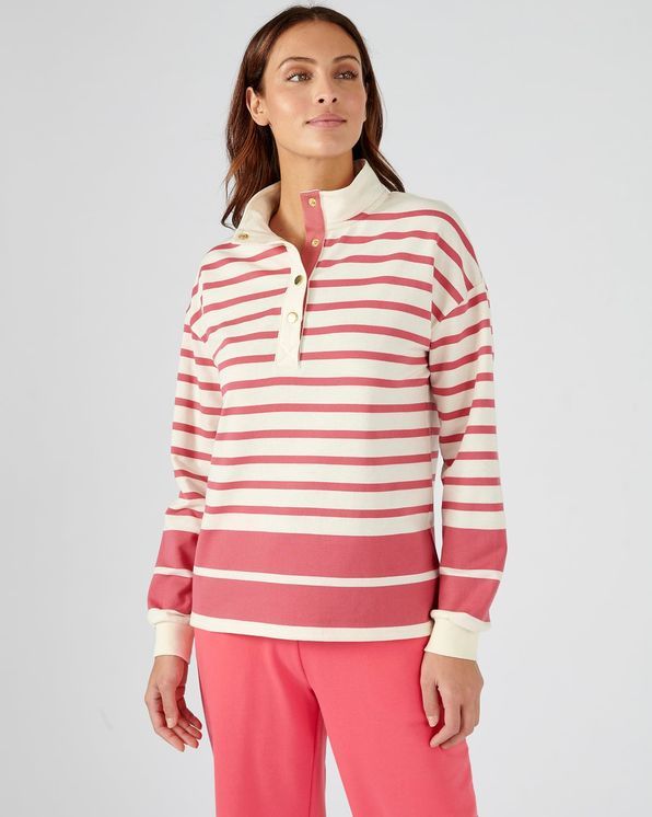 Marinière-sweater in katoenmix