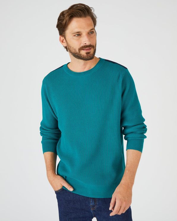 Pull in fantasietricot, katoenmix
