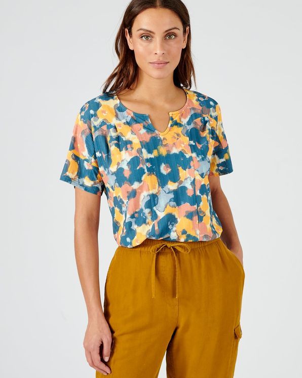 Tunique maille crêpe fluide stretch